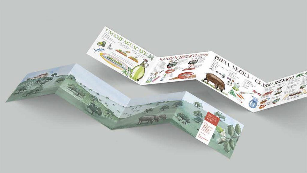Folleto Japón y Andalucía de sientan a la mesa